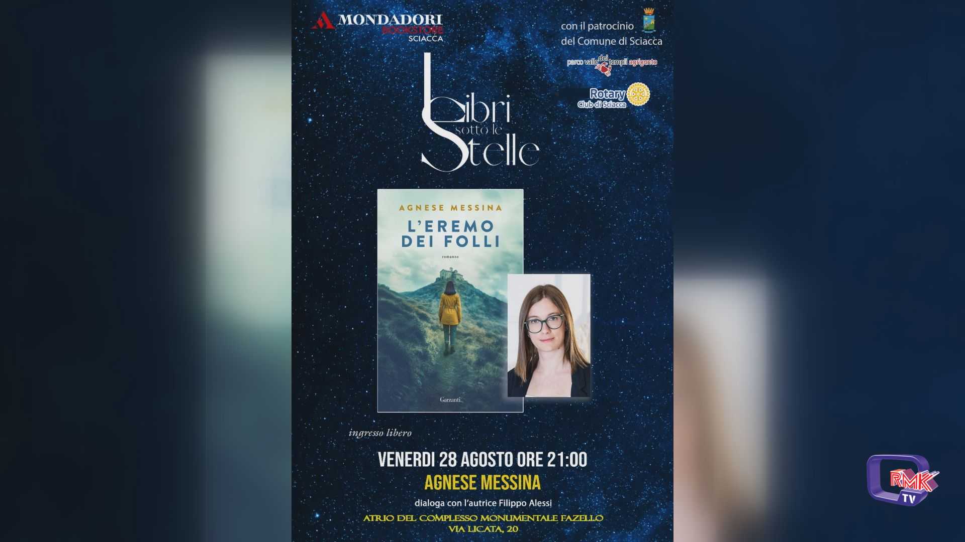 Libri sotto le stelle. Stasera a Sciacca Agnese Messina presenterà 